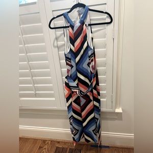 Multicolor Mid-length Dress